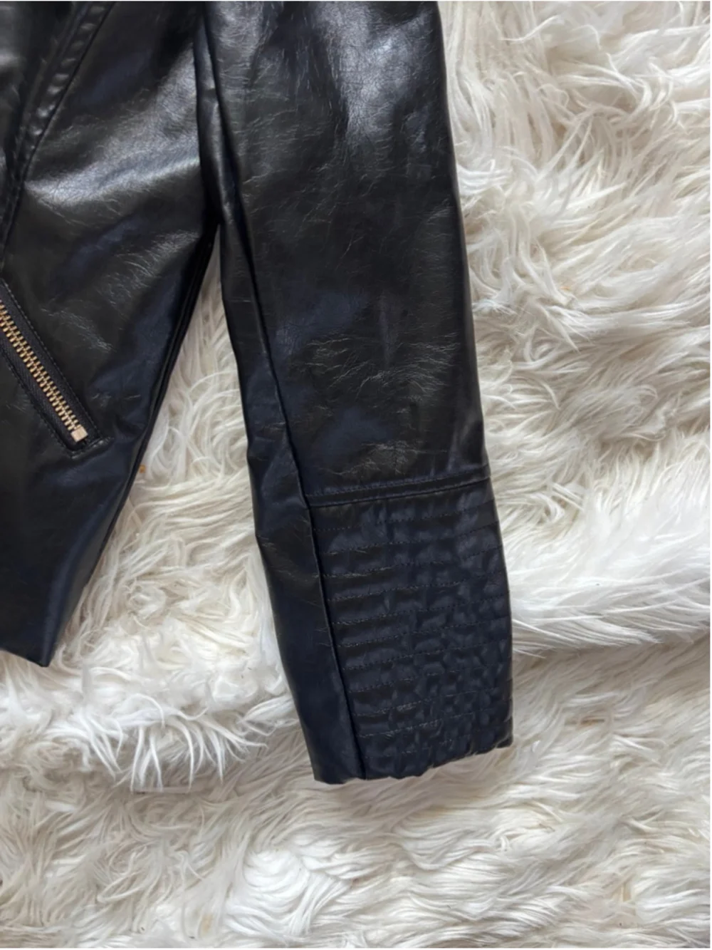 Disney Descendants 3 Mal Moto Jacket with Detachable Faux-Fur Collar